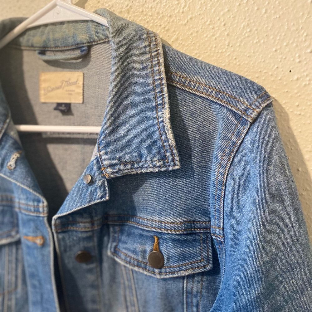 Distressed Denim Jacket - Picture 5 of 8